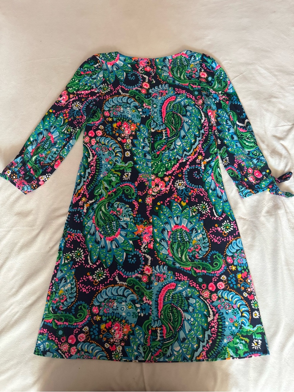 Lilly Pulitzer Cath Tunic Mini Dress/ Take me to the Sea/ paisley print size S - Picture 10 of 10